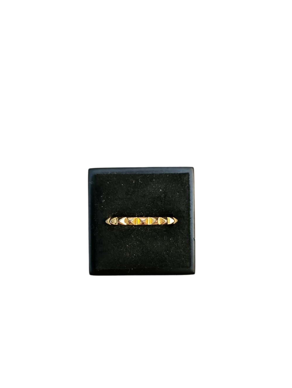 Size 6.5 Delicate Gold Textured Stackable Ring